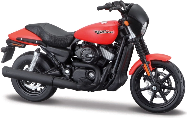 Maisto Harley-Davidson Street 750 czerwony 1:18