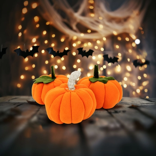 Halloweenowa dekoracja dyniowa - 1 sztuka