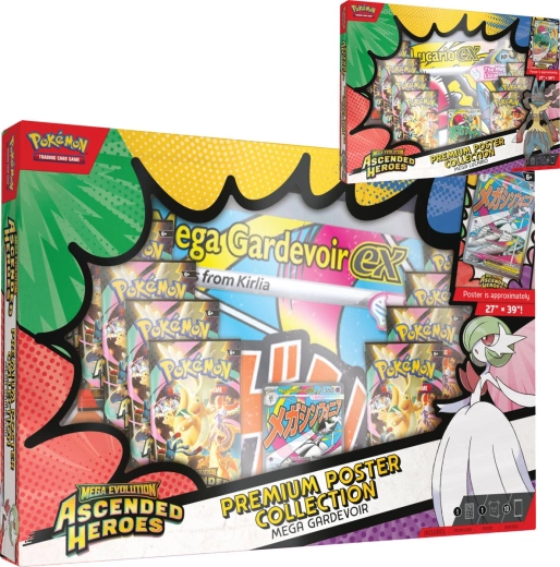 Pokémon TCG Ascended Heroes premium kolekcja z plakatem - 1 sztuka