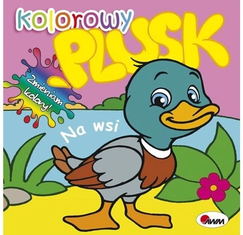 Kąpielowa książeczka Kolorowy plusk: na wsi