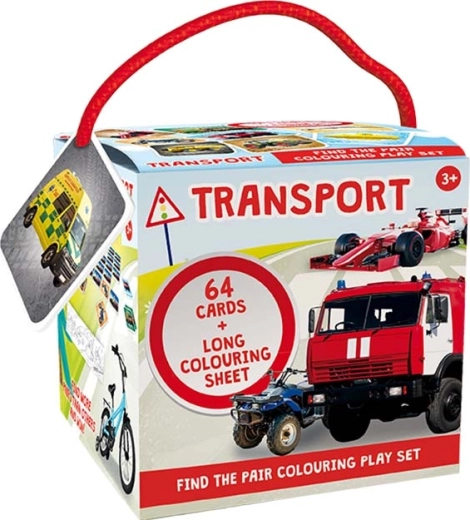 Memo w podróży z kolorowankami – Transport