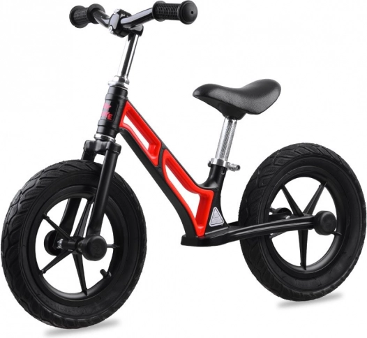 Biegówka TINY BIKE z 12" pompowanymi kołami i magnezową ramą – Czerwony