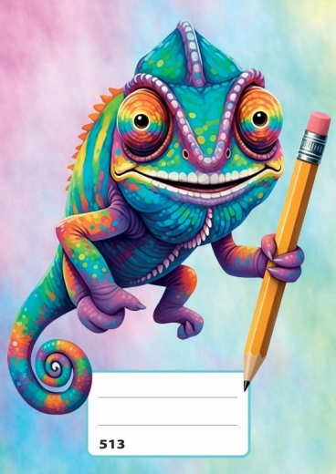 Zeszyt A5 w linie Chameleon - 1 szt.