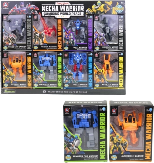 Transformujące się roboty w display boxie
