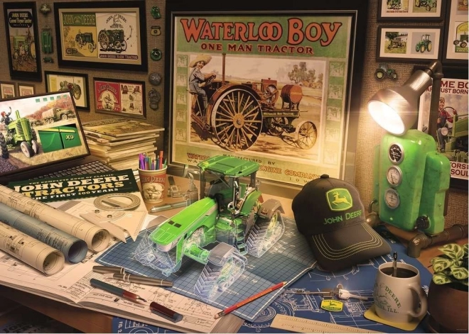 Puzzle Ravensburger JOHN DEERE stół roboczy XXL 500 elementów