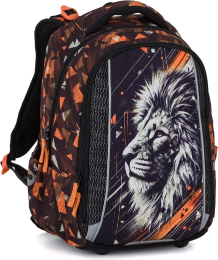 Bagmaster Vega 26 plecak szkolny z motywem lwa