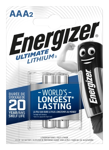 Energizer Ultimate Lithium AAA baterie mikropaluszki 1,5 V – 2 szt.