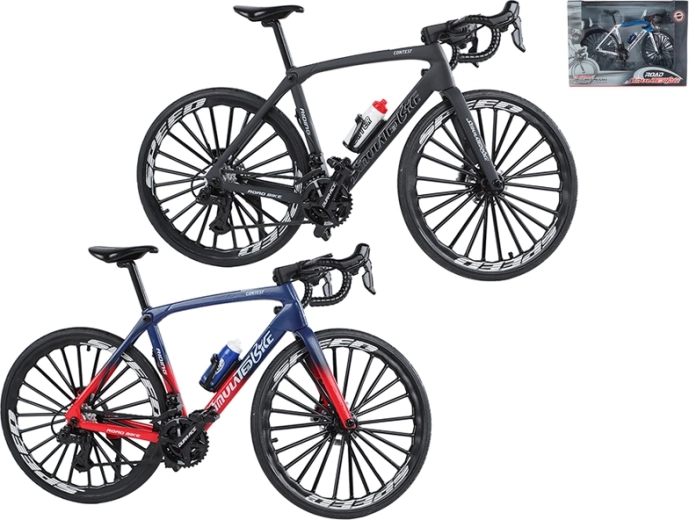 Metalowy model wyścigowego roweru 20,5 cm