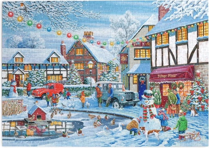 Puzzle Na cienkim lodzie 1000 elementów