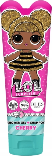 Żel pod prysznic i szampon 2w1 o zapachu wiśni LOL SURPRISE Cherry 240 ml