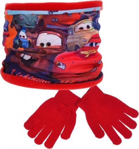 Zestaw komin i rękawiczki Disney Cars