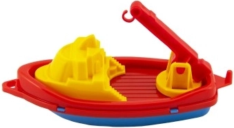Łódź/łódka do wody, plastik 14x7 cm, 2 kolory