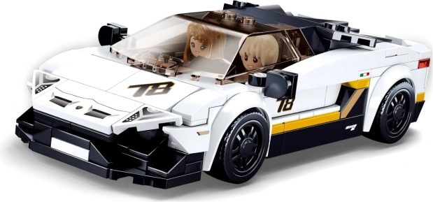 Sluban ModelBricks Biały ItalSport