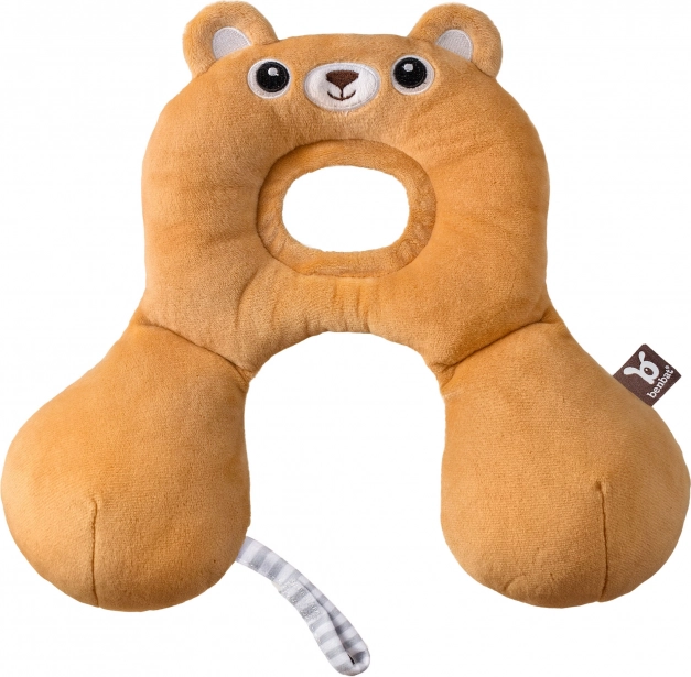 Dziecięca podróżna poduszka podróżna pod szyję z oparciem pod głowę Miś 0–12 miesięcy