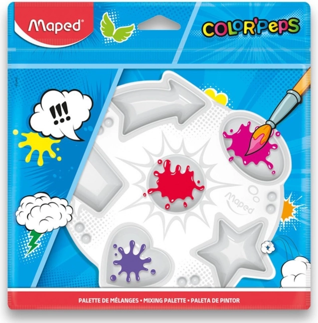 Paleta na farby MAPED Color'Peps, 6 zagłębień