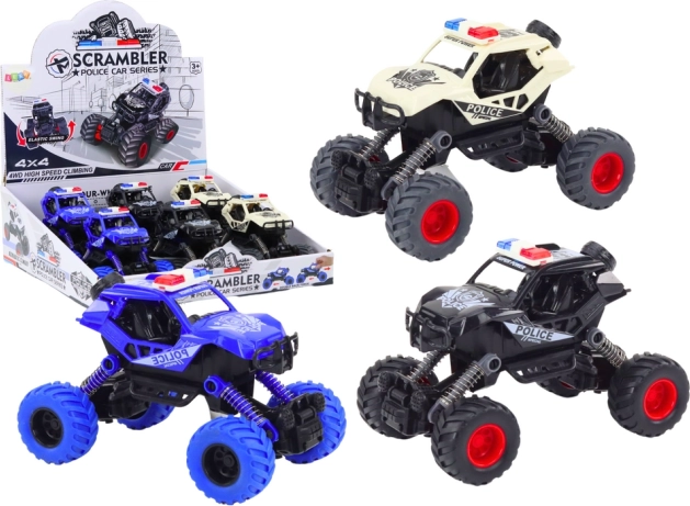 Samochodzik Policyjny z Napędem Frykcyjnym