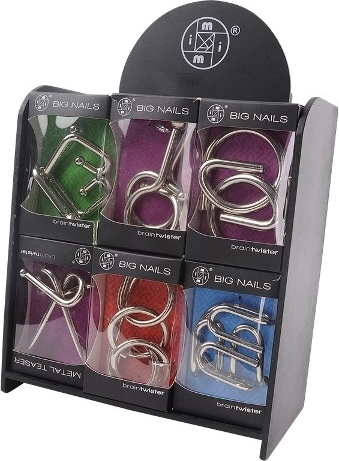 Metalowe łamigłówki SPARKYS – różne rodzaje