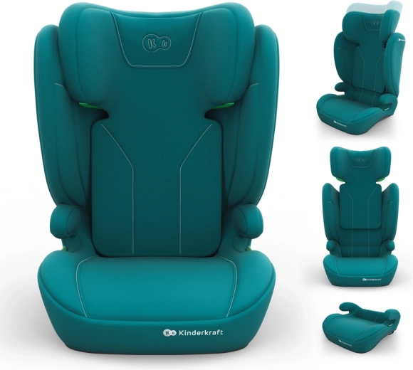 Kinderkraft fotelik samochodowy i-spark 2 plus i-size 100–150 cm zielony