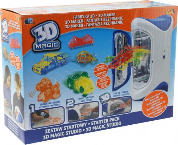 3D Magic – zestaw startowy do tworzenia modeli 3D z utwardzaniem UV