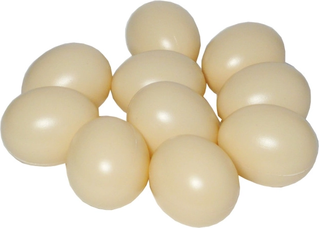 Zestaw plastikowych jajek do zabawy (10 szt.)