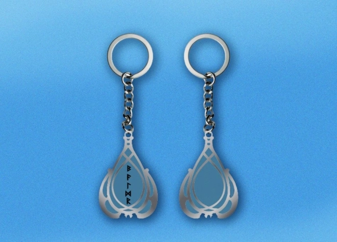 Brelok GOD OF WAR RAGNAROK – przezroczysty, licencjonowany