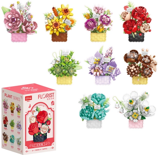 Florist koszyki kwiatowe i bogate bukiety, 9 rodzajów