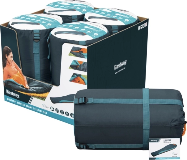 Śpiwór mumia BESTWAY RidgePro z materiałów z recyklingu