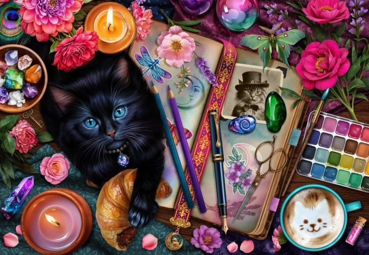 Puzzle Sprytne kotki 1000 elementów BLUEBIRD