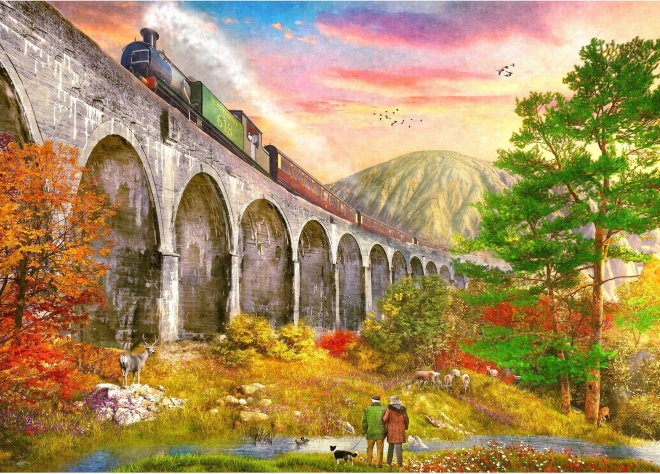 Puzzle Wiadukt Glenfinnan 1000 elementów