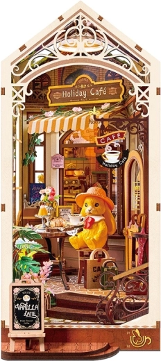 RoboTime 3D układanka podpórka do książek – wakacyjna kawiarnia