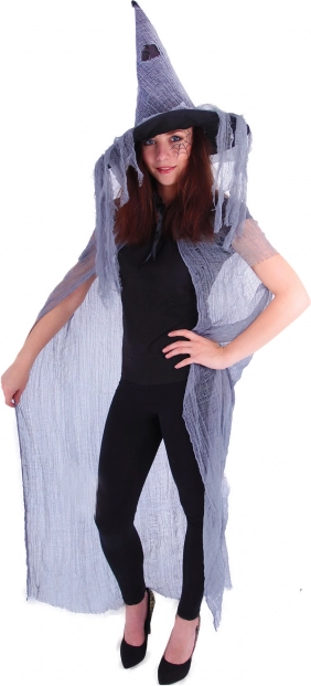 Czarodziejski płaszcz z kapeluszem dla dorosłych