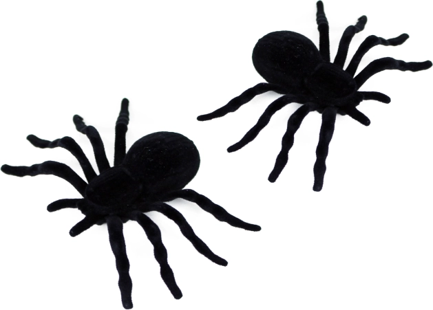 Dekoracja pająki na Halloween 2 szt.