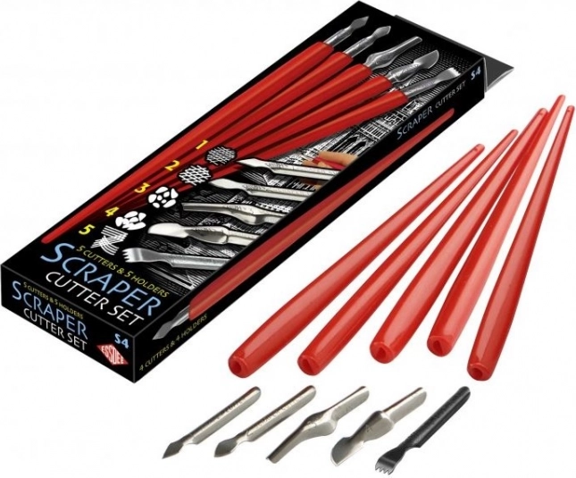 Zestaw piór do skrobania 5 szt.