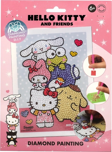 Hello Kitty – diamentowe malowanie po numerach dla dzieci