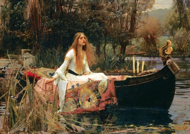 Puzzle ART: Pani z Shalott (1888) – seria muzealna, 2000 elementów