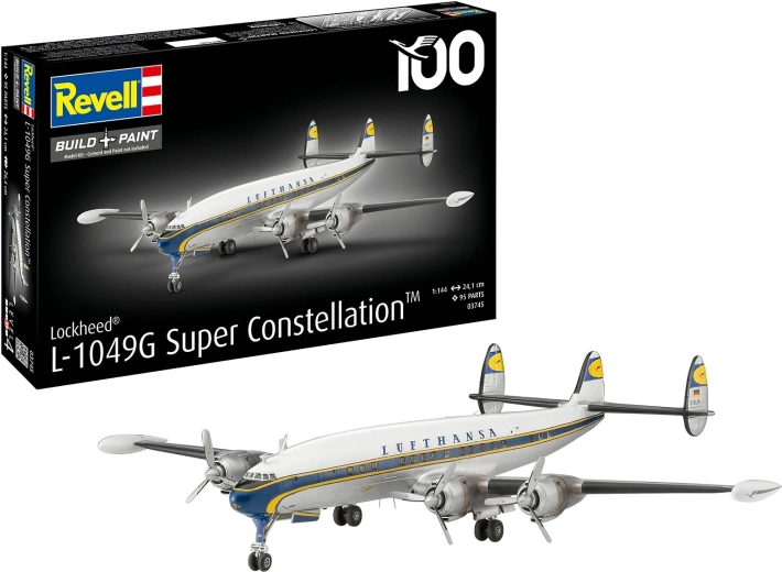 Plastikowy model Lockheed L-1049G Super Constellation Lufthansa 1:144