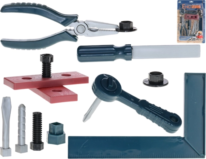 Zestaw narzędzi dla dzieci 14 szt. na karcie