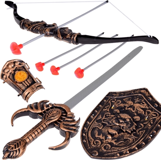 Fantastyczny zestaw rycerskich broni dla dzieci