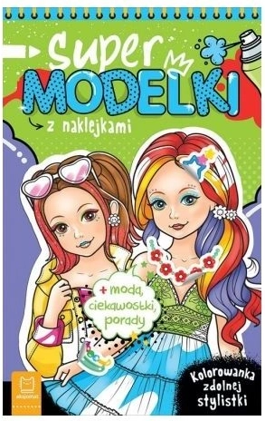 Supermodelki – kolorowanka z naklejkami