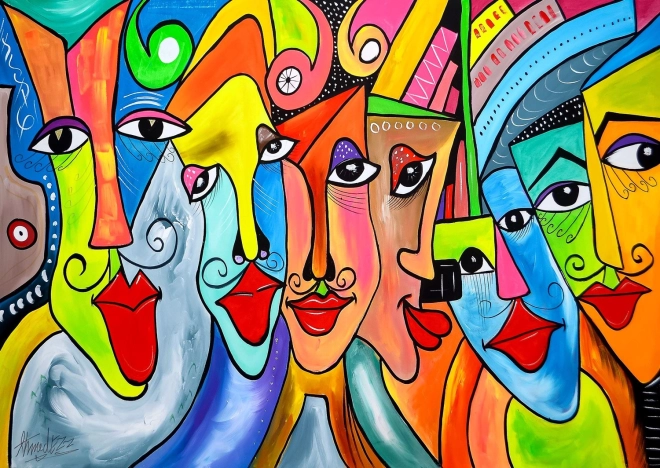 Puzzle Twarze Życia 1000 elementów