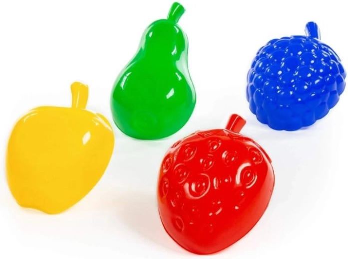 Zestaw foremek do piasku – owoce, 4 szt.