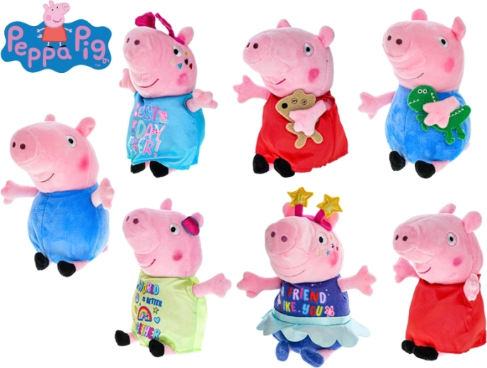 Peppa Pig pluszowa figurka 20 cm (7 rodzajów)