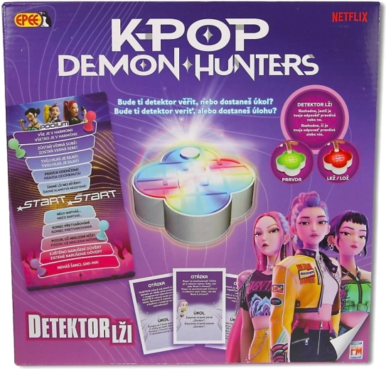 K-POP Demon Hunters wykrywacz kłamstw – gra planszowa
