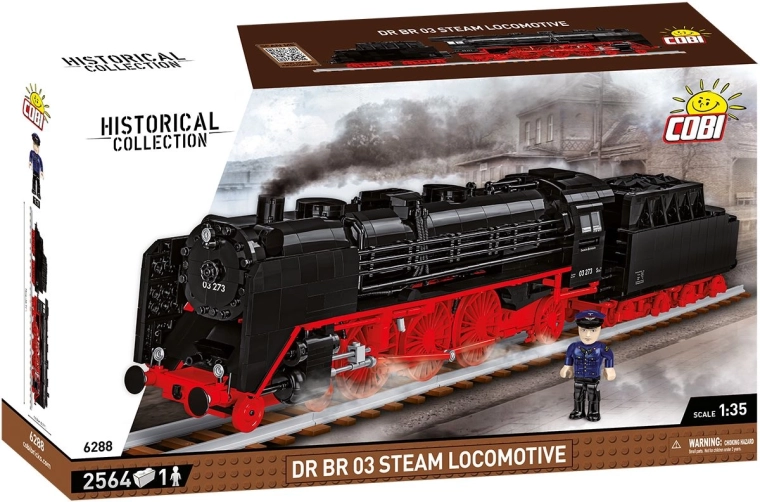 Lokomotywa parowa DR BR 03 w skali 1:35 (Cobi)