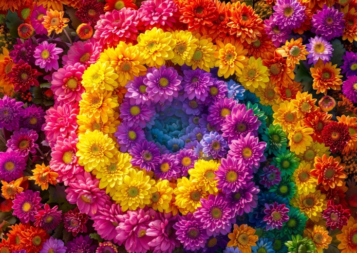 Enjoy puzzle Kwiatowy wir 1000 elementów