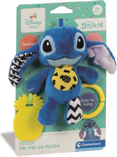 Pluszowy STITCH do zawieszenia z gryzakiem i piszczałką
