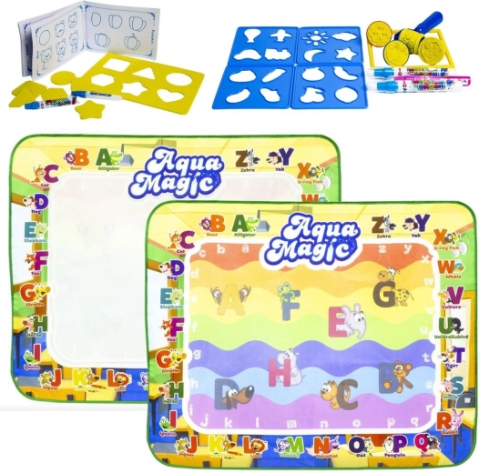 Aqua Magic edukacyjna wodna mata do rysowania 100 × 80 cm - 1 sztuka