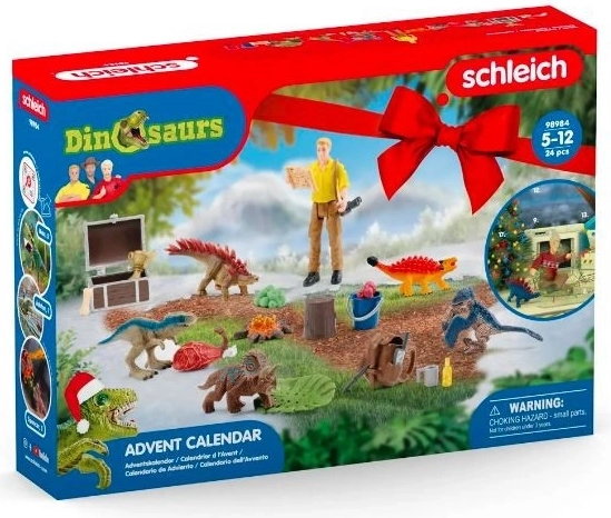 Kalendarz adwentowy dinozaury