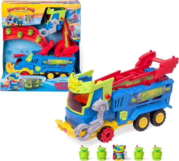 SuperThings Mr King Truck – bojowa ciężarówka z figurką