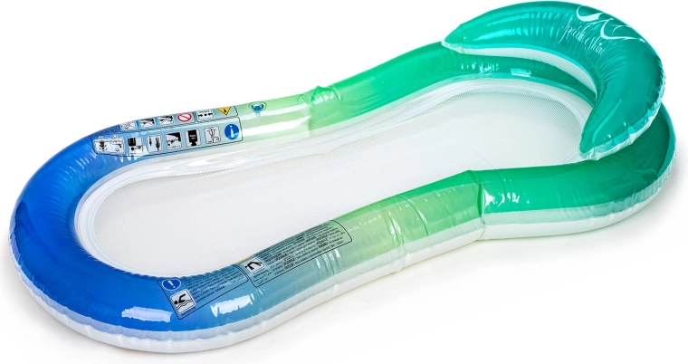 Nadmuchiwane leżak z siatką 153 × 72 cm